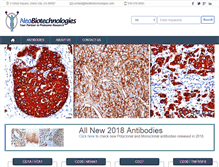 Tablet Screenshot of neobiotechnologies.com